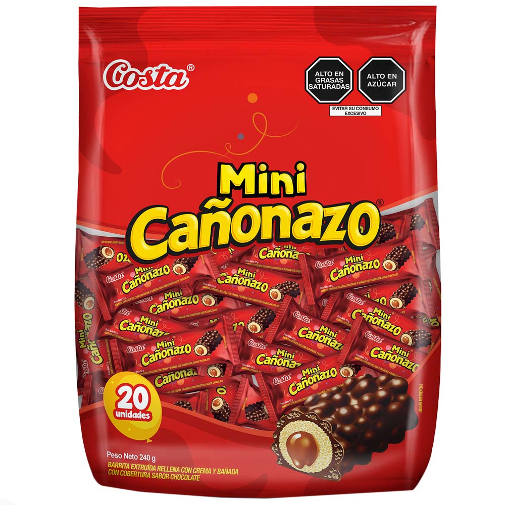 Mini Chocolates CAÑONAZO Bolsa 12g