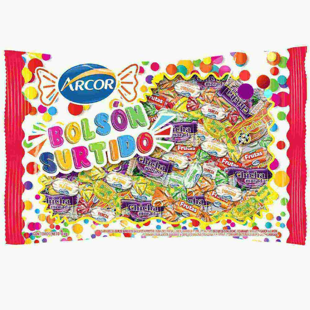 Caramelos Surtidos ARCOR Bolsa 1Kg