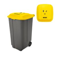 Tacho para reciclaje para metales 178 litros