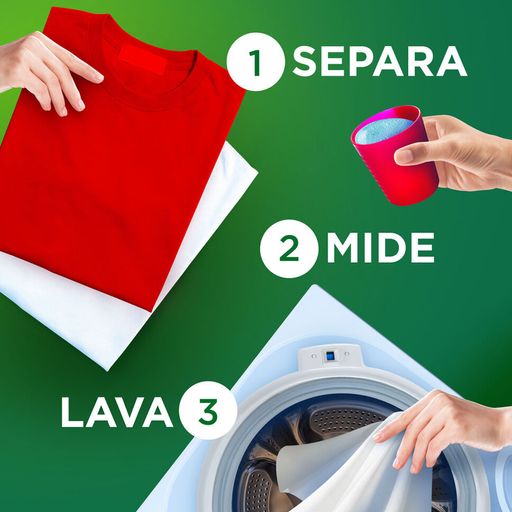 Detergente polvo para la lavadora ropa blanca y de color