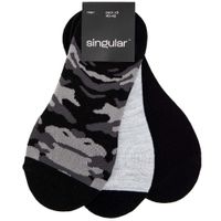 Medias Deportivas Invisible Multicolor Algodón Pack 3un SINGULAR Hombre