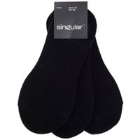 Medias Deportivas Invisible Negro Algodón Pack 3un SINGULAR Hombre