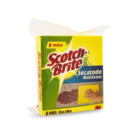 Paño Scotch-Brite Seca Todo x 8 Unidades
