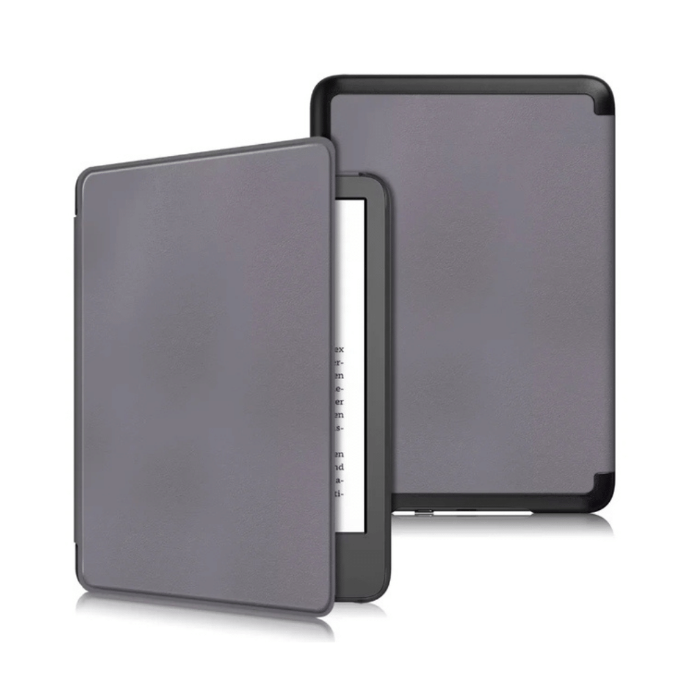 Estuche Kindle Paperwhite 2021 6.8” Cuero Gris