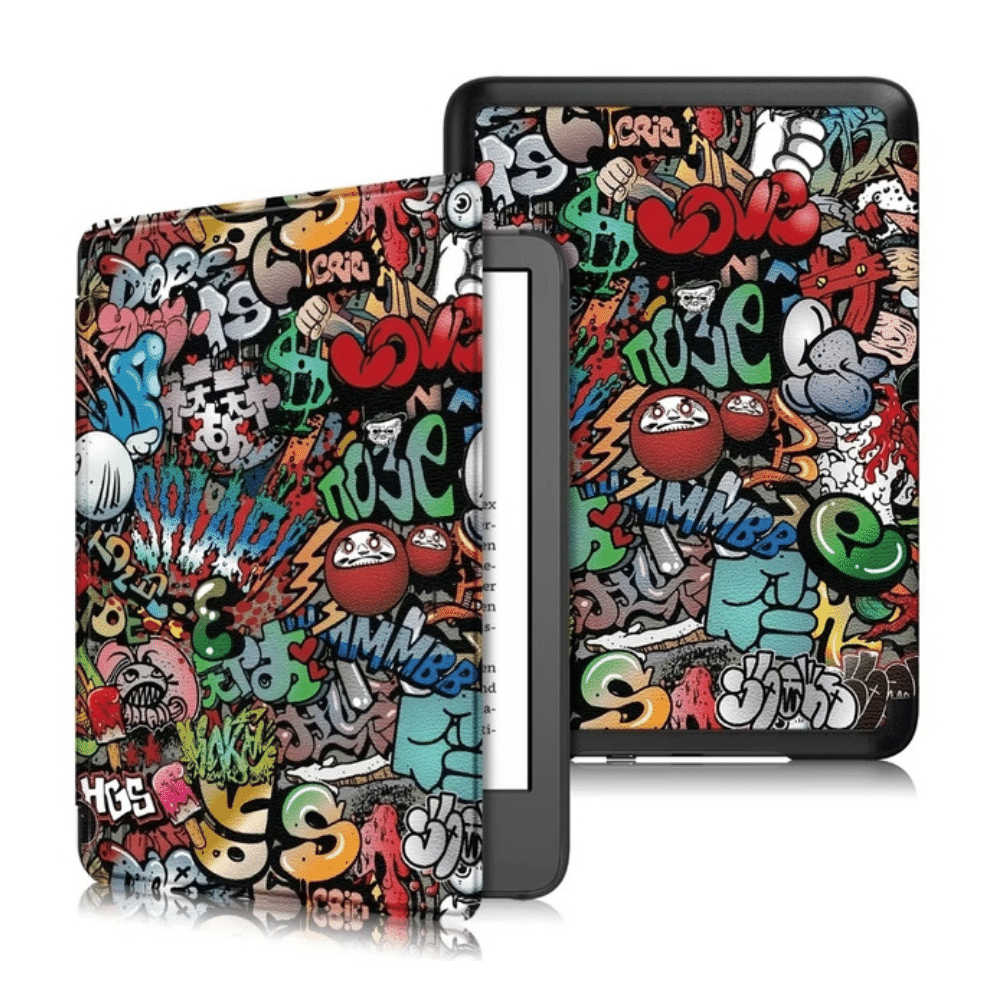 Estuche Kindle 11th Generación 2022 6” Cuero Graffiti