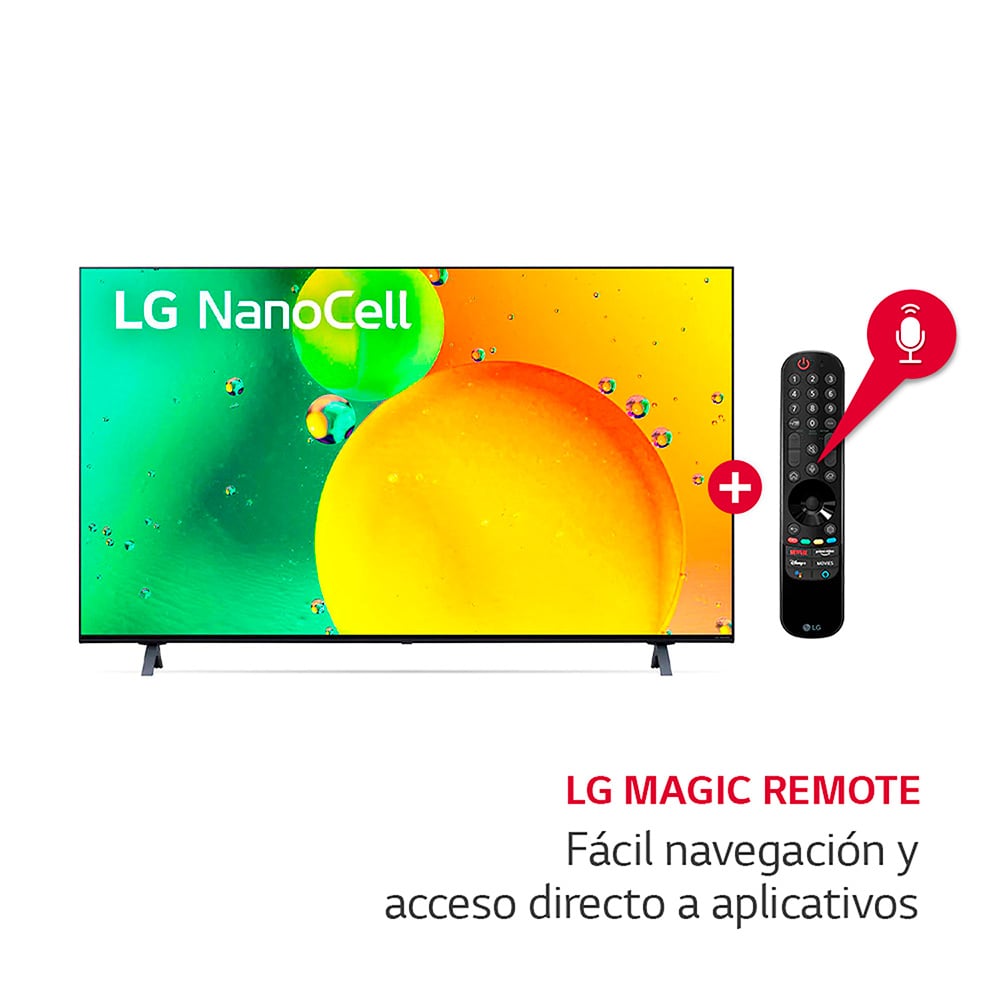 Televisor Lg Nanocell Uhd 4K 75"" Smart Tv 75Nano75Sqa Con Thinq Ai