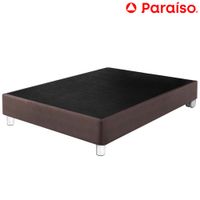 Cama Box Tarima PARAISO Premium 1.5 Plazas Chocolate