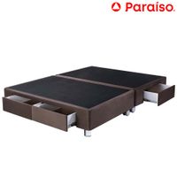 Cama Box Tarima PARAISO C/Cajones King Chocolate