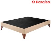 Cama Box Tarima PARAISO Euro 2 Plazas Champagne