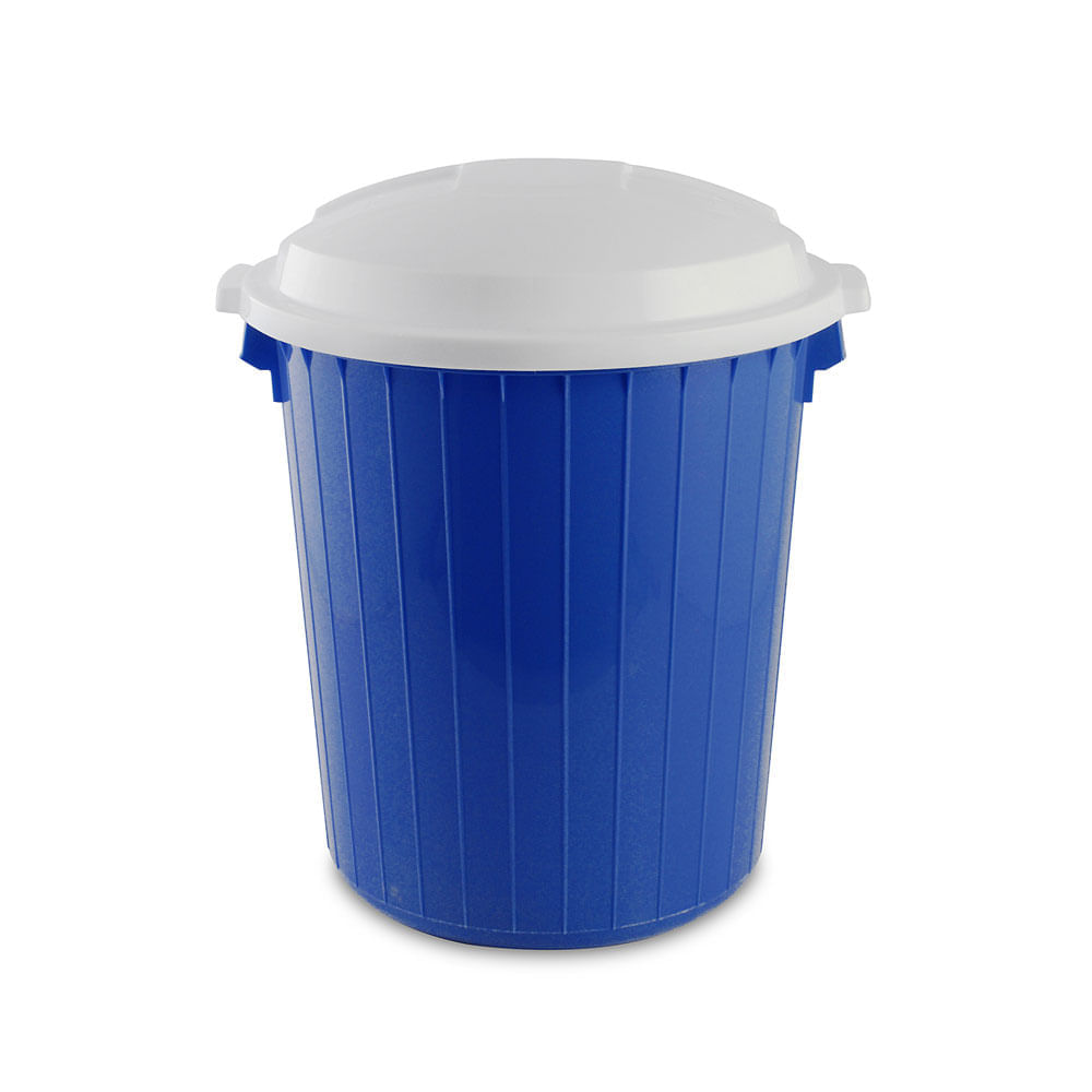 Tacho con tapa de 33 litros Rey Plast