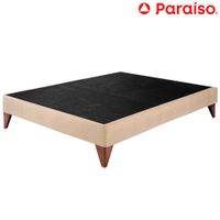 Cama Box Tarima PARAISO Euro 1.5 Plazas Champagne