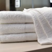 Toalla de Baño 140 x 70 Multitoallas Blanca de 400 Gr