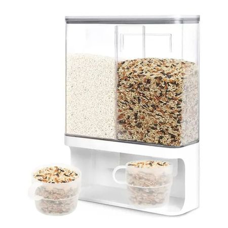 Dispensador Multiuso de Doble Espacio Para Cereales Menestras o Detergente 3000ML    3740001