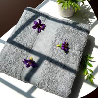 Toalla Mediana 120 x 60 Multitoallas Plomo de 450 Gr