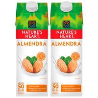 Pack Bebida de Almendra NATURE'S HEART Caja 946ml Paquete 2un