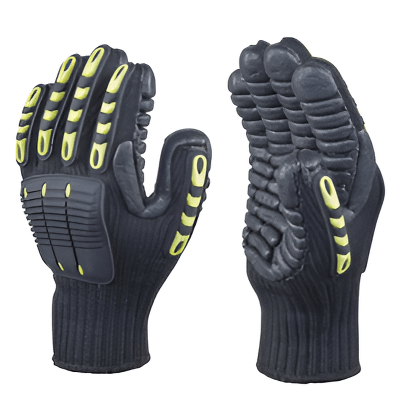 Guante Delta VV904 Antivibración Amarillo y Negro Talla 10