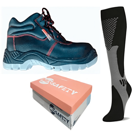 Kit Calzado Mix Safety Renient Bat Punta Reforzada Talla 40