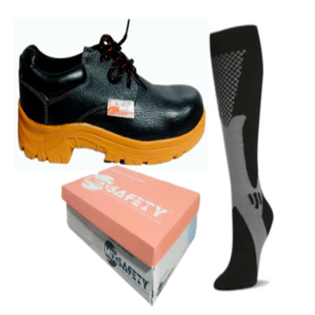 Kit Calzado Mix Safety Renient Pu Caña Corta Talla 41