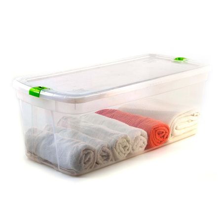 Caja organizadora con tapa y broche #160 92.4L