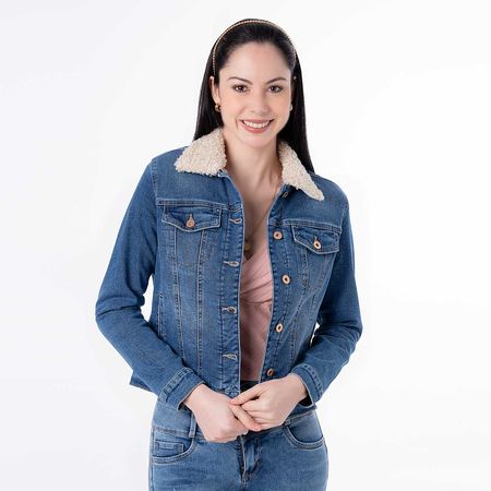 Casaca Denim Stretch Mujer Zarym Total Cristal H.B. XL