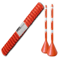 Malla y Tubular Mix Safety para Faena Delgada Naranja