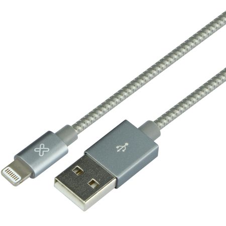 Klip Xtreme Cable Lightning® MFI a USB 3.0 de 1 metro Gris - KAC-010GR