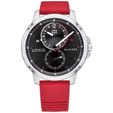 Reloj Tommy Hilfiger Logan 1791628 Correa de Silicona Rojo