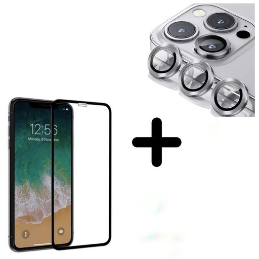 Case Space Protector Pantalla Mica para cámara iphone XS GENERICO