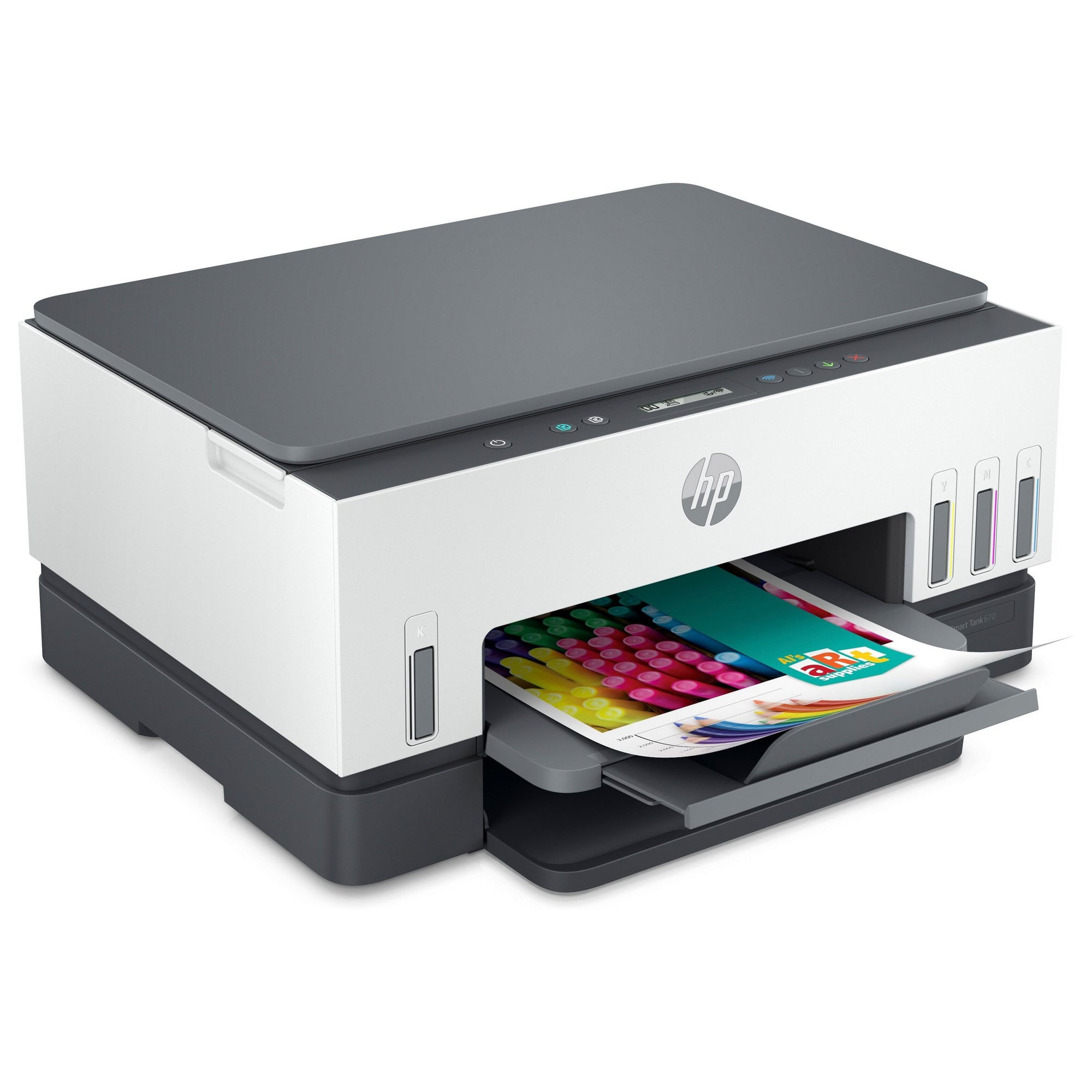 HP Impresora Multifuncional Smart Tank 670 WiFi Duplex USB - 6UU48A