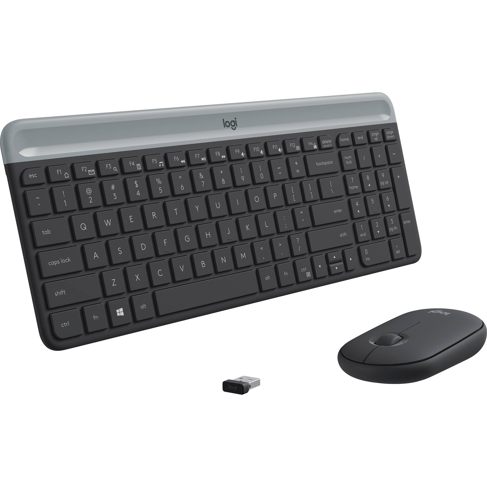 Kit Teclado y Mouse Logitech MK470 Slim Wireless 2.4 GHz Español Negro - 920-009266