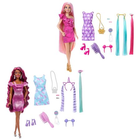 Barbie peinados de arcoiris ripley online