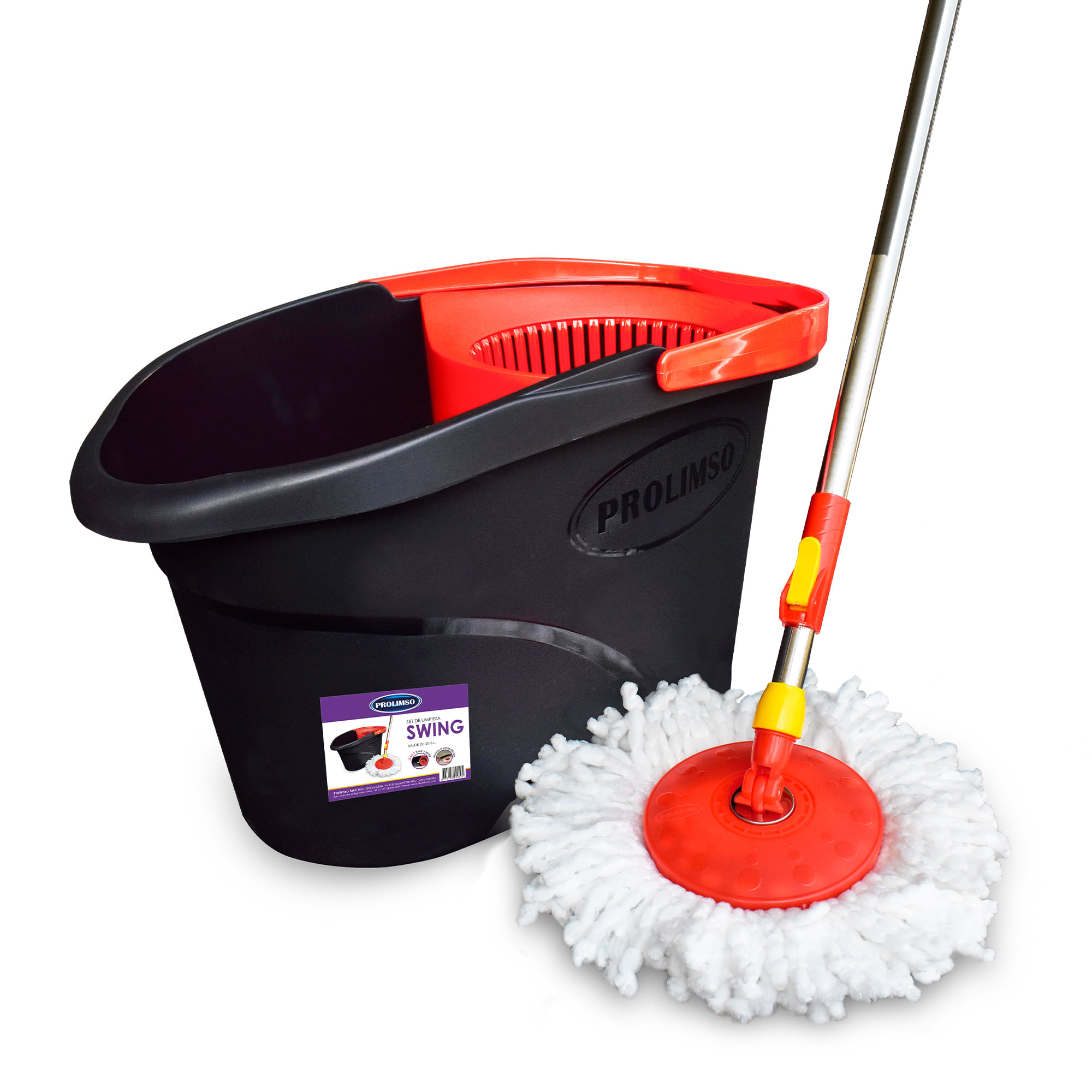 Set Swing PROLIMSO Trapeador Auto + Balde