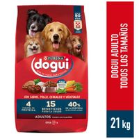 Alimento para Perro DOGUI Adulto Todos los tamaños Multisabor Bolsa 21Kg