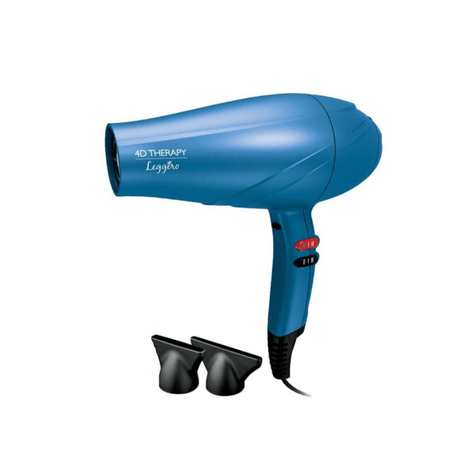 Secadora De Cabello Gama Leggero Ion 4D Therapy Motor AC 2400W