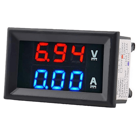 Indicador De Voltaje y Amperaje Pantalla Led Dual 12v