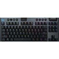 Teclado Logitech Mecánico G915 TKL RGB Inalámbrico Gamer Sin Numérico Lightspeed - 920-009495