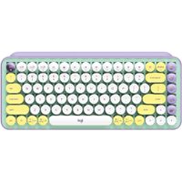 Teclado Logitech POP Keys Mecánico Wireless Español Lila 920-010714