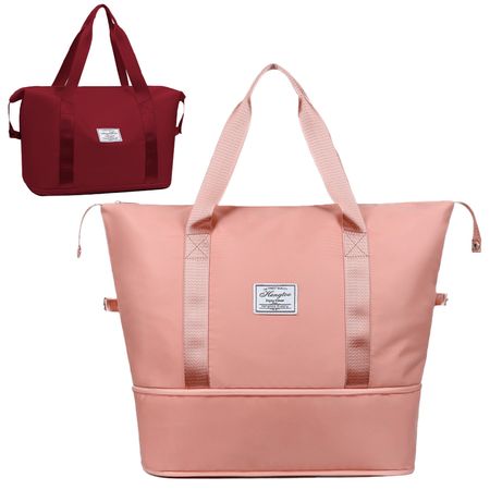 Bolso de Viaje Cartera Expandible Impermeable-Rosa