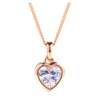 Collar Enamorada Novia Regalo Genieka Crystal Heart