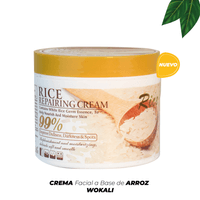 Crema Facial a Base de Arroz - Wokali
