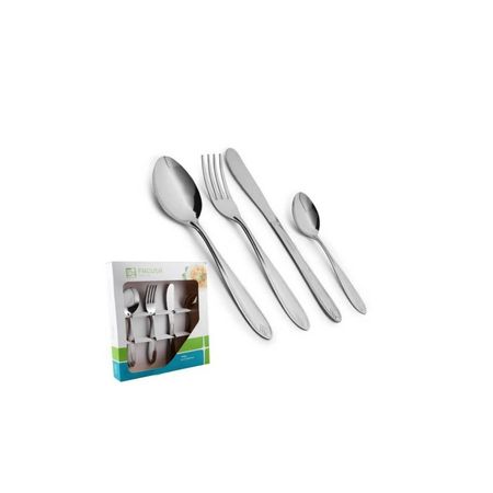Set de Cubiertos FACUSA Acero Inoxidable16 Pz Cuchara Tenedor Cuchillo