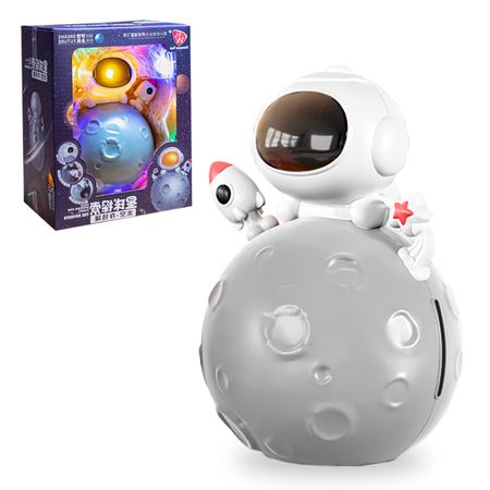 Alcancía Lámpara Astronauta Decorativa con Luces K84