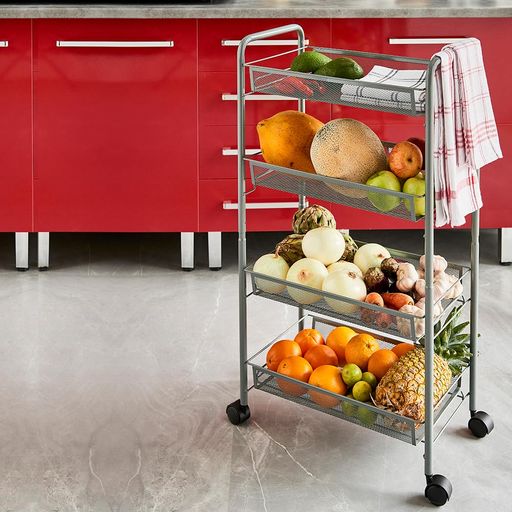 Sumergir omitir aguacero Organizador de frutas y verduras para cocina 4 niveles| plazaVea -  Supermercado