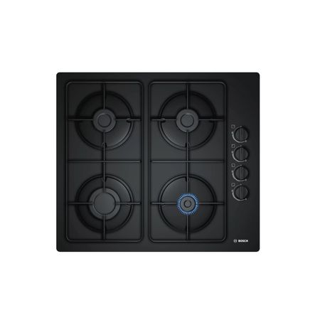 Cocina Bosch POP6B6B80V Empotrable a Gas 60 cm Vidrio templado Negro