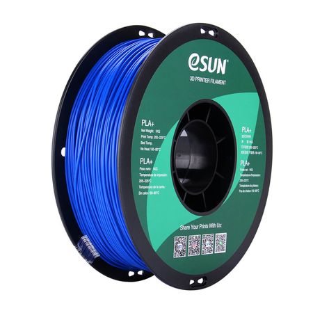 Filamento Impresora 3D PLA+ 1.75mm 1kg Esun Azul