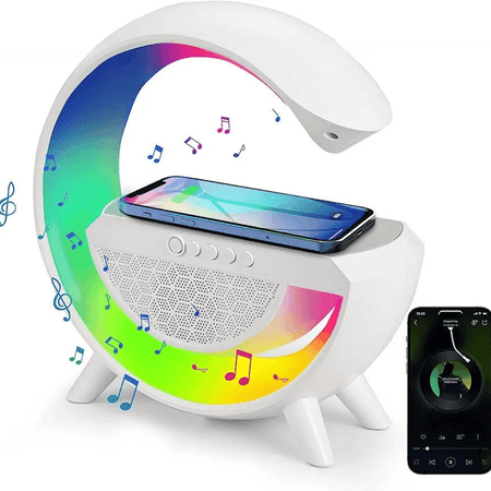 Lampara Cargador Luces Led Inalámbrica Smart