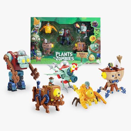 Super Robot 5 en 1 Plantas Vs Zombies Cop Cap