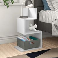 Velador Mesa Auxiliar Donella Ventitas Home Blanco