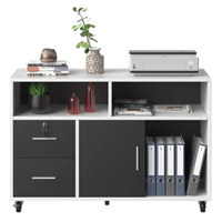 Mueble Archivador Bonno Silvi Blanco & Negro