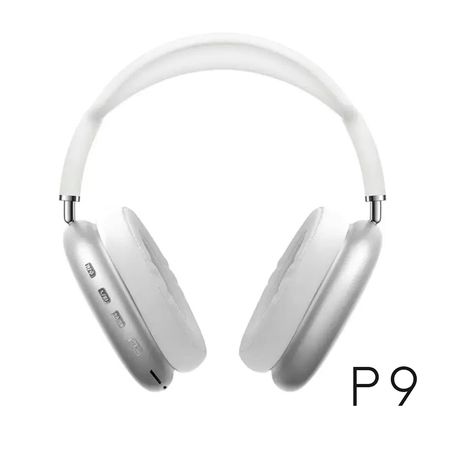 Audífono Bluetooth Inalámbrico P9 Blanco Compatible IOS Android